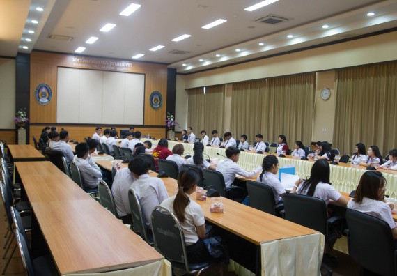 ภาพกิจกรรม คณะวิทยาศาสตร์และเทคโนโลยี เข้าร่วมตรวจประเมินคุณภาพการศึกษาภายใน ประจำปีการศึกษา 2559 ระดับมหาวิทยาลัย