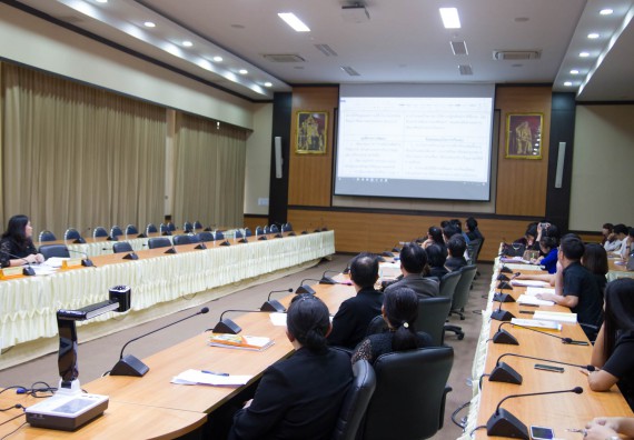 ภาพกิจกรรม คณะวิทยาศาสตร์และเทคโนโลยี เข้าร่วมตรวจประเมินคุณภาพการศึกษาภายใน ประจำปีการศึกษา 2559 ระดับมหาวิทยาลัย