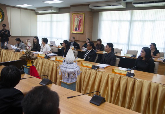 ภาพกิจกรรม คณะวิทยาศาสตร์และเทคโนโลยี เข้าร่วมตรวจประเมินคุณภาพการศึกษาภายใน ประจำปีการศึกษา 2559 ระดับมหาวิทยาลัย