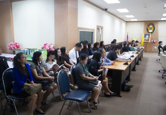 ภาพกิจกรรม คณะวิทยาศาสตร์และเทคโนโลยี เข้าร่วมตรวจประเมินคุณภาพการศึกษาภายใน ประจำปีการศึกษา 2559 ระดับมหาวิทยาลัย