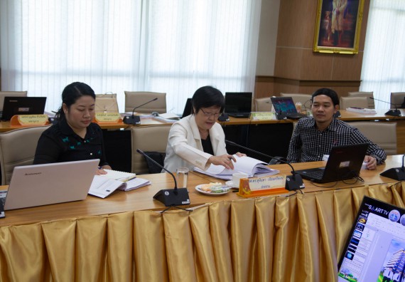 ภาพกิจกรรม คณะวิทยาศาสตร์และเทคโนโลยี เข้าร่วมตรวจประเมินคุณภาพการศึกษาภายใน ประจำปีการศึกษา 2559 ระดับมหาวิทยาลัย