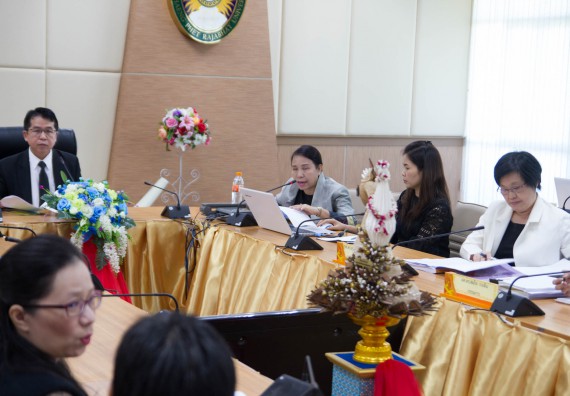 ภาพกิจกรรม คณะวิทยาศาสตร์และเทคโนโลยี เข้าร่วมตรวจประเมินคุณภาพการศึกษาภายใน ประจำปีการศึกษา 2559 ระดับมหาวิทยาลัย