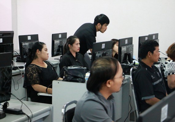 ภาพกิจกรรม คณะวิทยาศาสตร์และเทคโนโลยี อบรมการใช้ระบบสารสนเทศในการจัดทำคำขอซื้อขอจ้าง ของคณะวิทยาศาสตร์และเทคโนโลยี