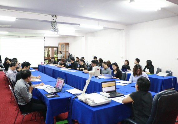 ภาพกิจกรรม คณะวิทยาศาสตร์และเทคโนโลยี จัดการประชุมอาจารย์และบุคลากรคณะวิทยาศาสตร์และเทคโนโลยี ครั้งที่ 2/2560