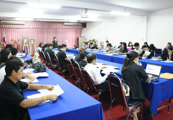 ภาพกิจกรรม คณะวิทยาศาสตร์และเทคโนโลยี จัดการประชุมอาจารย์และบุคลากรคณะวิทยาศาสตร์และเทคโนโลยี ครั้งที่ 2/2560