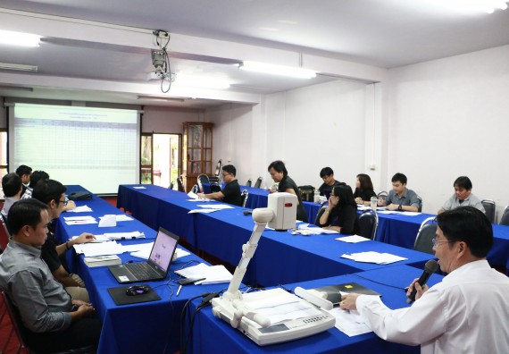 ภาพกิจกรรม คณะวิทยาศาสตร์และเทคโนโลยี จัดการประชุมอาจารย์และบุคลากรคณะวิทยาศาสตร์และเทคโนโลยี ครั้งที่ 2/2560