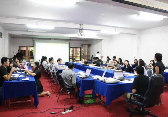 ภาพกิจกรรม คณะวิทยาศาสตร์และเทคโนโลยี จัดการประชุมอาจารย์และบุคลากรคณะวิทยาศาสตร์และเทคโนโลยี ครั้งที่ 2/2560