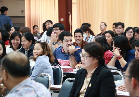 ภาพกิจกรรม คณะวิทยาศาสตร์และเทคโนโลยี เข้าร่วมโครงการฝึกอบรมหลักเกณฑ์และวิธีปฏิบัติเกี่ยวกับการจ่ายเงิน การรับเงินและการนำเงินส่งคลังผ่านระบบอิเล็กทรอนิกส์