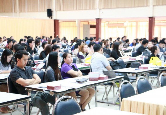 ภาพกิจกรรม คณะวิทยาศาสตร์และเทคโนโลยี เข้าร่วมโครงการฝึกอบรมหลักเกณฑ์และวิธีปฏิบัติเกี่ยวกับการจ่ายเงิน การรับเงินและการนำเงินส่งคลังผ่านระบบอิเล็กทรอนิกส์