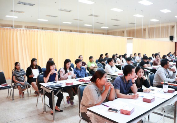 ภาพกิจกรรม คณะวิทยาศาสตร์และเทคโนโลยี เข้าร่วมโครงการฝึกอบรมหลักเกณฑ์และวิธีปฏิบัติเกี่ยวกับการจ่ายเงิน การรับเงินและการนำเงินส่งคลังผ่านระบบอิเล็กทรอนิกส์