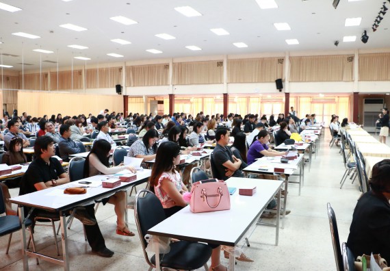 ภาพกิจกรรม คณะวิทยาศาสตร์และเทคโนโลยี เข้าร่วมโครงการฝึกอบรมหลักเกณฑ์และวิธีปฏิบัติเกี่ยวกับการจ่ายเงิน การรับเงินและการนำเงินส่งคลังผ่านระบบอิเล็กทรอนิกส์