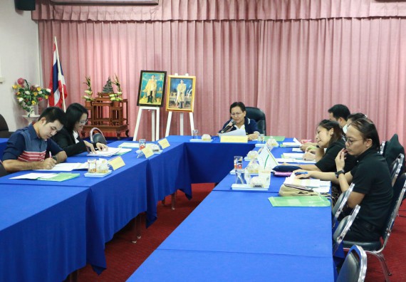 ภาพกิจกรรม คณะวิทยาศาสตร์และเทคโนโลยี จัดการประชุมคณะกรรมการประจำคณะวิทยาศาสตร์และเทคโนโลยี ครั้งที่ 2/2560