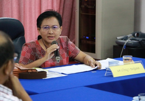 ภาพกิจกรรม คณะวิทยาศาสตร์และเทคโนโลยี เข้ารับการตรวจสอบประเมินผลการวางระบบการควบคุมภายใน ประจำปี 2560