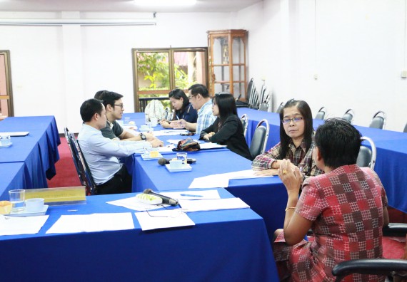 ภาพกิจกรรม คณะวิทยาศาสตร์และเทคโนโลยี เข้ารับการตรวจสอบประเมินผลการวางระบบการควบคุมภายใน ประจำปี 2560