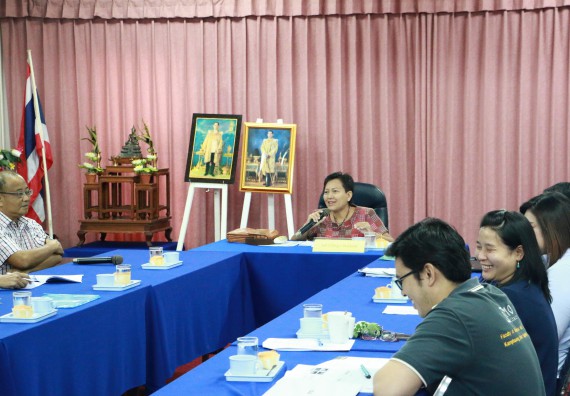 ภาพกิจกรรม คณะวิทยาศาสตร์และเทคโนโลยี เข้ารับการตรวจสอบประเมินผลการวางระบบการควบคุมภายใน ประจำปี 2560