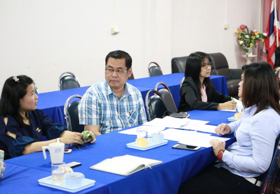 ภาพกิจกรรม คณะวิทยาศาสตร์และเทคโนโลยี เข้ารับการตรวจสอบประเมินผลการวางระบบการควบคุมภายใน ประจำปี 2560