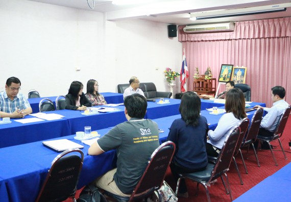 ภาพกิจกรรม คณะวิทยาศาสตร์และเทคโนโลยี เข้ารับการตรวจสอบประเมินผลการวางระบบการควบคุมภายใน ประจำปี 2560