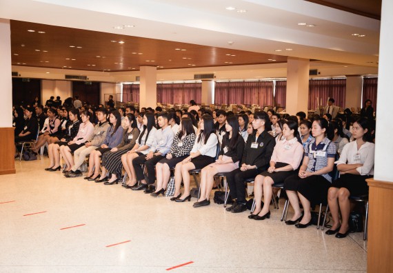 ภาพกิจกรรม พิธีฝึกซ้อมรับพระราชทานปริญญาบัตร  คณะวิทยาศาสตร์และเทคโนโลยี | วันที่ 6  พฤศจิกายน 2560