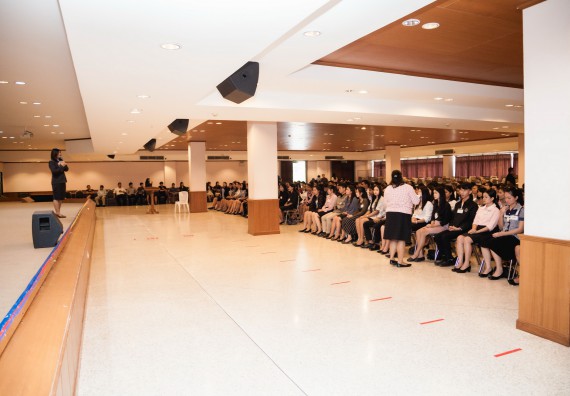 ภาพกิจกรรม พิธีฝึกซ้อมรับพระราชทานปริญญาบัตร  คณะวิทยาศาสตร์และเทคโนโลยี | วันที่ 6  พฤศจิกายน 2560