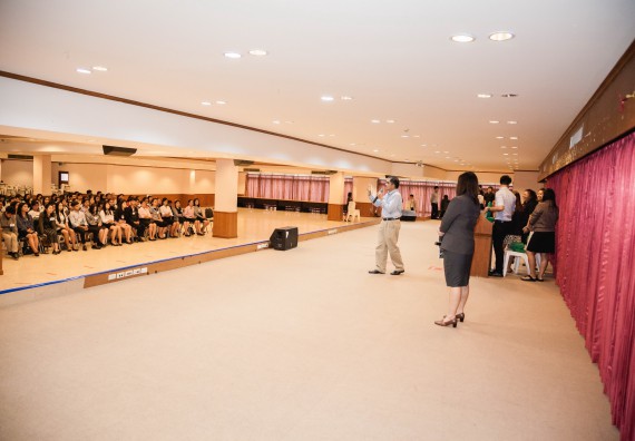 ภาพกิจกรรม พิธีฝึกซ้อมรับพระราชทานปริญญาบัตร  คณะวิทยาศาสตร์และเทคโนโลยี | วันที่ 6  พฤศจิกายน 2560