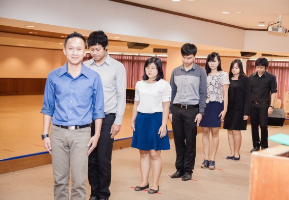 ภาพกิจกรรม พิธีฝึกซ้อมรับพระราชทานปริญญาบัตร  คณะวิทยาศาสตร์และเทคโนโลยี | วันที่ 6  พฤศจิกายน 2560