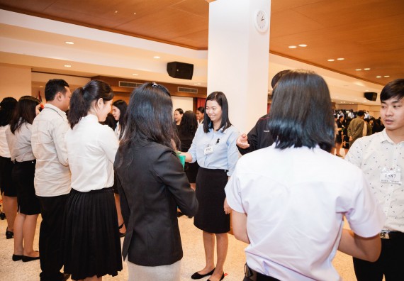 ภาพกิจกรรม พิธีฝึกซ้อมรับพระราชทานปริญญาบัตร  คณะวิทยาศาสตร์และเทคโนโลยี | วันที่ 6  พฤศจิกายน 2560