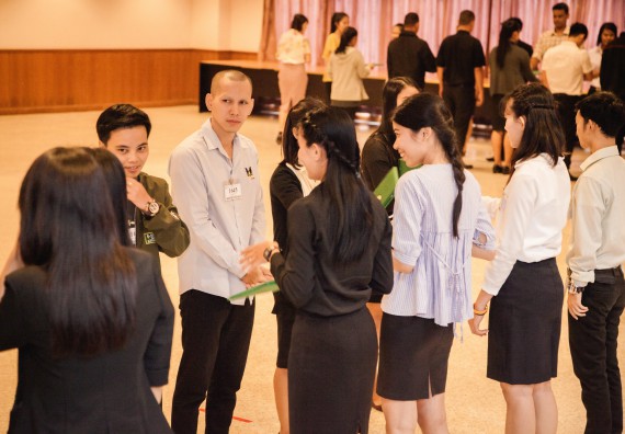 ภาพกิจกรรม พิธีฝึกซ้อมรับพระราชทานปริญญาบัตร  คณะวิทยาศาสตร์และเทคโนโลยี | วันที่ 6  พฤศจิกายน 2560