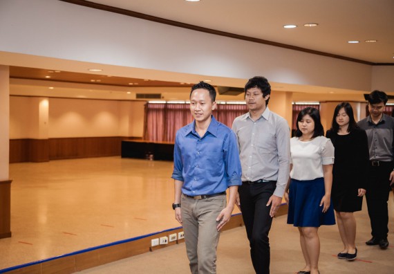 ภาพกิจกรรม พิธีฝึกซ้อมรับพระราชทานปริญญาบัตร  คณะวิทยาศาสตร์และเทคโนโลยี | วันที่ 6  พฤศจิกายน 2560