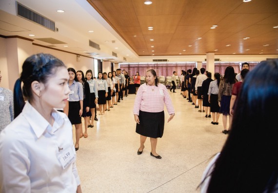ภาพกิจกรรม พิธีฝึกซ้อมรับพระราชทานปริญญาบัตร  คณะวิทยาศาสตร์และเทคโนโลยี | วันที่ 6  พฤศจิกายน 2560
