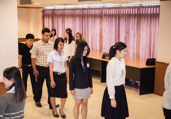 ภาพกิจกรรม พิธีฝึกซ้อมรับพระราชทานปริญญาบัตร  คณะวิทยาศาสตร์และเทคโนโลยี | วันที่ 6  พฤศจิกายน 2560