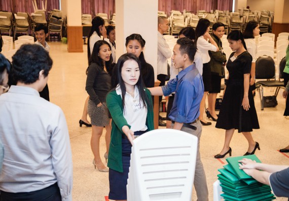 ภาพกิจกรรม พิธีฝึกซ้อมรับพระราชทานปริญญาบัตร  คณะวิทยาศาสตร์และเทคโนโลยี | วันที่ 6  พฤศจิกายน 2560