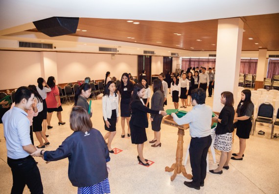 ภาพกิจกรรม พิธีฝึกซ้อมรับพระราชทานปริญญาบัตร  คณะวิทยาศาสตร์และเทคโนโลยี | วันที่ 6  พฤศจิกายน 2560