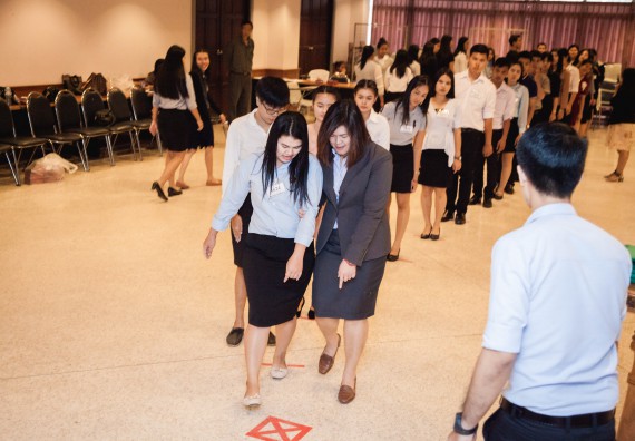 ภาพกิจกรรม พิธีฝึกซ้อมรับพระราชทานปริญญาบัตร  คณะวิทยาศาสตร์และเทคโนโลยี | วันที่ 6  พฤศจิกายน 2560