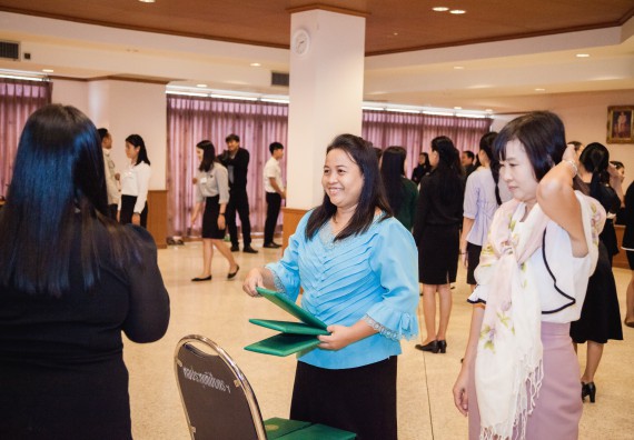 ภาพกิจกรรม พิธีฝึกซ้อมรับพระราชทานปริญญาบัตร  คณะวิทยาศาสตร์และเทคโนโลยี | วันที่ 6  พฤศจิกายน 2560