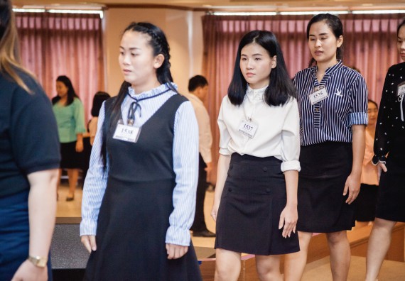 ภาพกิจกรรม พิธีฝึกซ้อมรับพระราชทานปริญญาบัตร  คณะวิทยาศาสตร์และเทคโนโลยี | วันที่ 6  พฤศจิกายน 2560