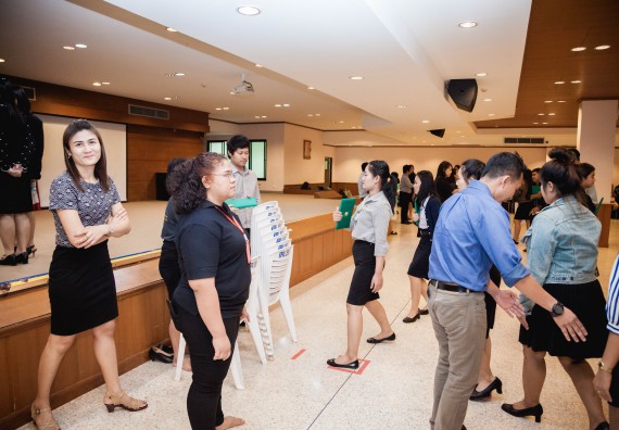 ภาพกิจกรรม พิธีฝึกซ้อมรับพระราชทานปริญญาบัตร  คณะวิทยาศาสตร์และเทคโนโลยี | วันที่ 6  พฤศจิกายน 2560