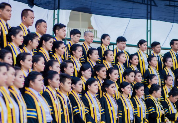 ภาพกิจกรรม พิธีฝึกซ้อมรับพระราชทานปริญญาบัตร คณะวิทยาศาสตร์และเทคโนโลยี | วันที่ 7 พฤศจิกายน 2560