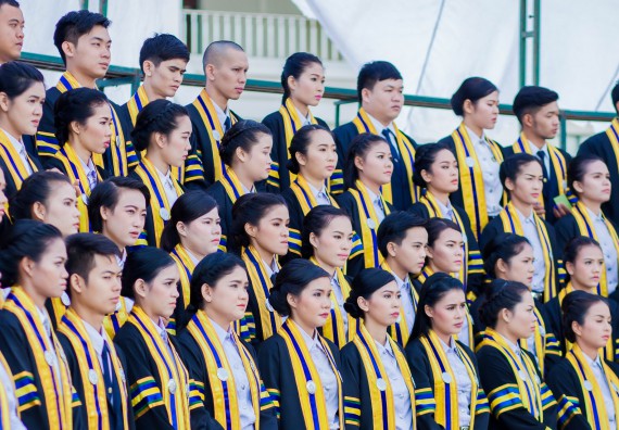 ภาพกิจกรรม พิธีฝึกซ้อมรับพระราชทานปริญญาบัตร คณะวิทยาศาสตร์และเทคโนโลยี | วันที่ 7 พฤศจิกายน 2560