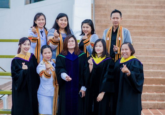 ภาพกิจกรรม พิธีฝึกซ้อมรับพระราชทานปริญญาบัตร คณะวิทยาศาสตร์และเทคโนโลยี | วันที่ 7 พฤศจิกายน 2560