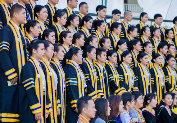 ภาพกิจกรรม พิธีฝึกซ้อมรับพระราชทานปริญญาบัตร คณะวิทยาศาสตร์และเทคโนโลยี | วันที่ 7 พฤศจิกายน 2560