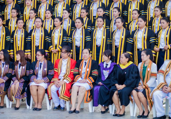 ภาพกิจกรรม พิธีฝึกซ้อมรับพระราชทานปริญญาบัตร คณะวิทยาศาสตร์และเทคโนโลยี | วันที่ 7 พฤศจิกายน 2560