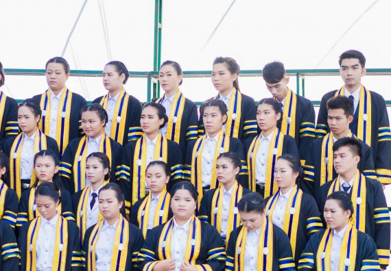 ภาพกิจกรรม พิธีฝึกซ้อมรับพระราชทานปริญญาบัตร คณะวิทยาศาสตร์และเทคโนโลยี | วันที่ 7 พฤศจิกายน 2560