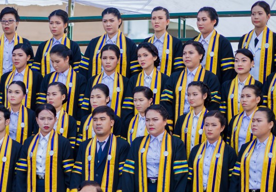 ภาพกิจกรรม พิธีฝึกซ้อมรับพระราชทานปริญญาบัตร คณะวิทยาศาสตร์และเทคโนโลยี | วันที่ 7 พฤศจิกายน 2560