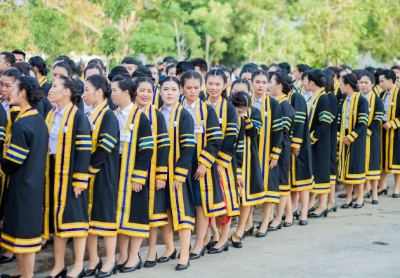 ภาพกิจกรรม พิธีฝึกซ้อมรับพระราชทานปริญญาบัตร คณะวิทยาศาสตร์และเทคโนโลยี | วันที่ 7 พฤศจิกายน 2560