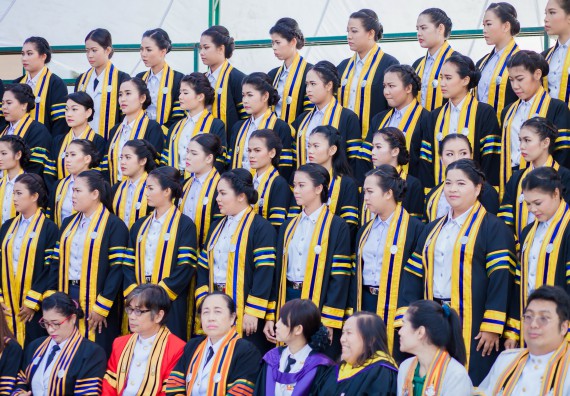 ภาพกิจกรรม พิธีฝึกซ้อมรับพระราชทานปริญญาบัตร คณะวิทยาศาสตร์และเทคโนโลยี | วันที่ 7 พฤศจิกายน 2560