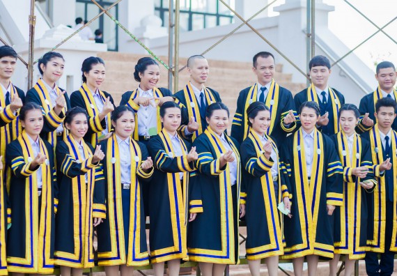 ภาพกิจกรรม พิธีฝึกซ้อมรับพระราชทานปริญญาบัตร คณะวิทยาศาสตร์และเทคโนโลยี | วันที่ 7 พฤศจิกายน 2560