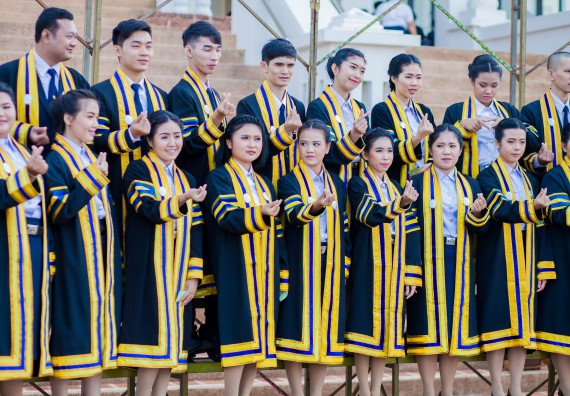 ภาพกิจกรรม พิธีฝึกซ้อมรับพระราชทานปริญญาบัตร คณะวิทยาศาสตร์และเทคโนโลยี | วันที่ 7 พฤศจิกายน 2560