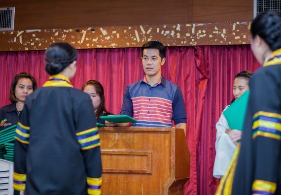 ภาพกิจกรรม พิธีฝึกซ้อมรับพระราชทานปริญญาบัตร คณะวิทยาศาสตร์และเทคโนโลยี | วันที่ 7 พฤศจิกายน 2560