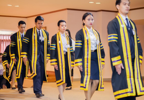 ภาพกิจกรรม พิธีฝึกซ้อมรับพระราชทานปริญญาบัตร คณะวิทยาศาสตร์และเทคโนโลยี | วันที่ 7 พฤศจิกายน 2560