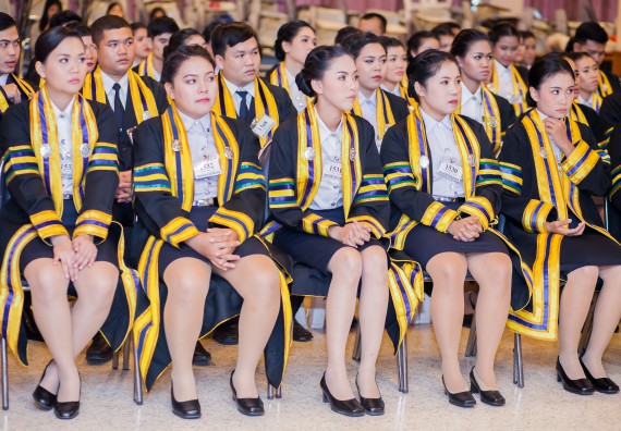 ภาพกิจกรรม พิธีฝึกซ้อมรับพระราชทานปริญญาบัตร คณะวิทยาศาสตร์และเทคโนโลยี | วันที่ 7 พฤศจิกายน 2560